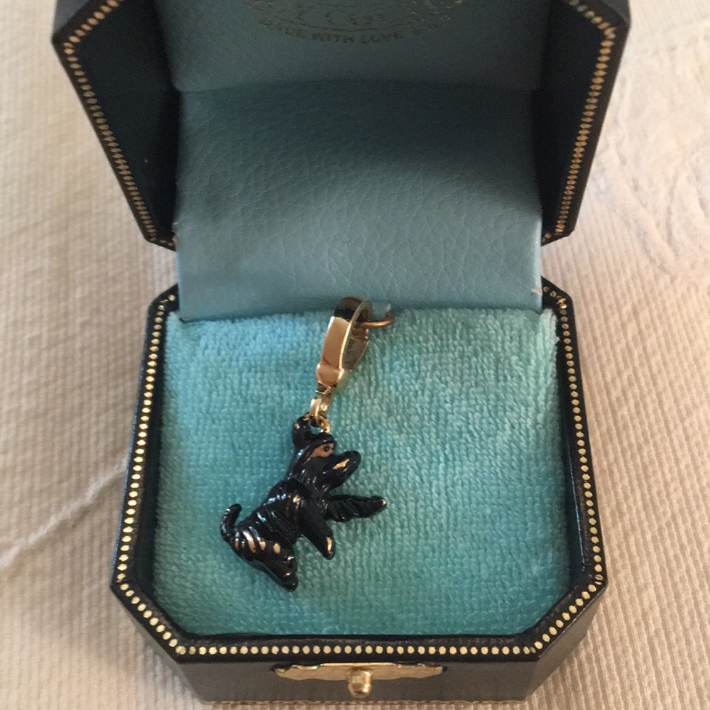Juicy Couture Black Scotty dog charm